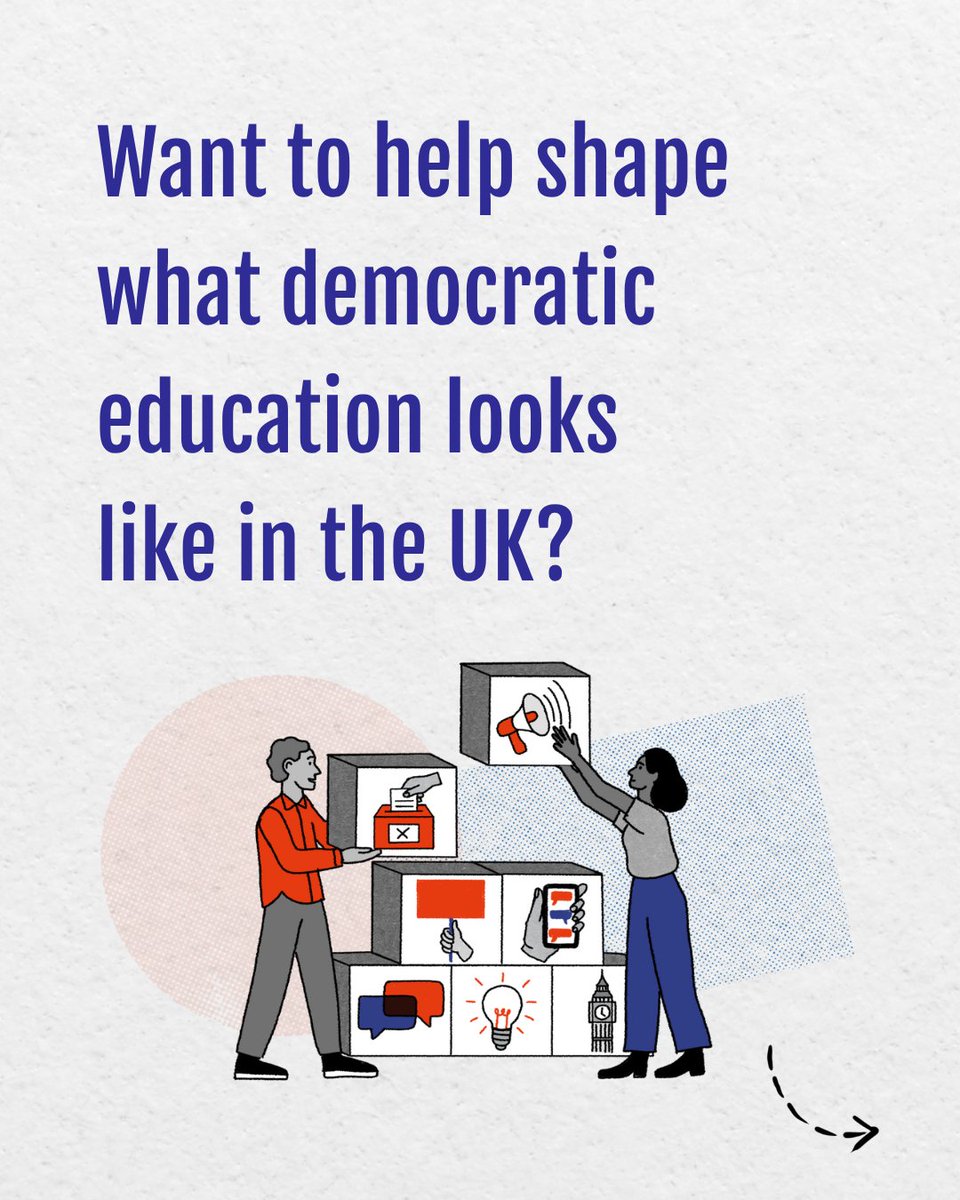 PoliticsProject's tweet photo. Want to shape the future of democratic education in the UK?  

We're inviting teachers in England and Northern Ireland to pilot the UK's first Democratic Education Framework.

Sign up by Oct half term to be entered into a £500 prize draw:  https://t.co/t6iwPmdXpK

@Democracyroom https://t.co/IeBdMfW8pA