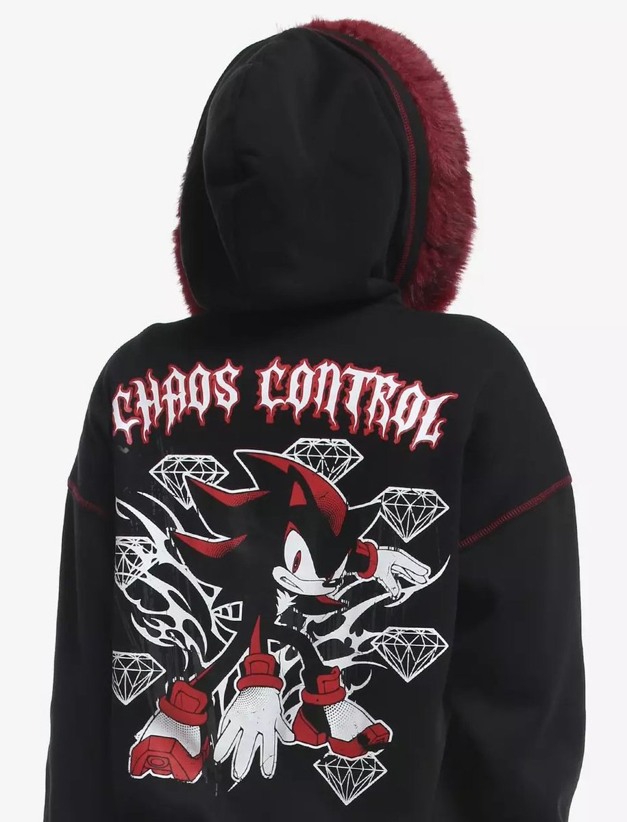 FrackDeals's tweet photo. Sonic The Hedgehog Shadow Fur Trim Hoodie is now available at Hot Topic:

https://t.co/m7BpWkc7jS

#HTPartner https://t.co/6eguYIGqDH