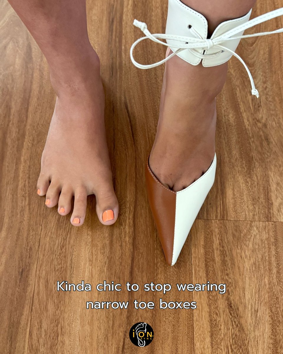 ionsync's tweet photo. Maybe the chicest thing you can do is stop following footwear trends that don’t serve your feet. 🦶🏽

Healthy feet never go out of style! https://t.co/BKI0uJ4Z5H