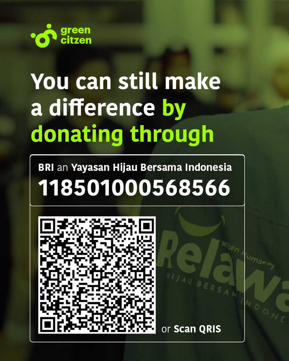 greencitzen's tweet photo. Kami masih open donasi ya, jumat ini kami kembali ke Palangka Raya membawa peralatan dari Jakarta.

Bisa melalui rekening 
BRI an Yayasan Hijau Bersama Indonesia
118501000568566 https://t.co/VoIW3QWYjB