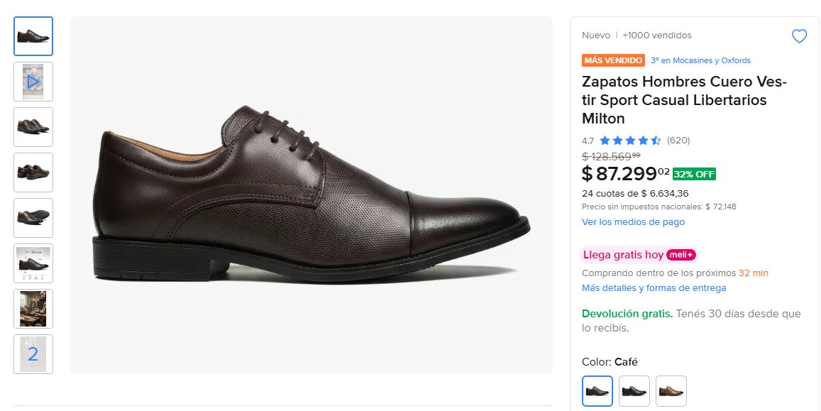 Kratosprecios's tweet photo. 👟IMPERDIBLE  SI SOS DE LOS QUE SIEMPRE ESTÁ MIRANDO ZAPATOS, ESTAS MILTON TE VAN A HACER FRENAR.
-Antes $128.569,99.
-Ahora $87.299,02.
https://t.co/zgqyMGhWgD
Descubrí los zapatos Milton, el derby clásico, cómodo y versátil ideal para tu día a día. Están elaborados con cuero vacuno y cuentan con una base de caucho antideslizante para un mayor confort y durabilidad.