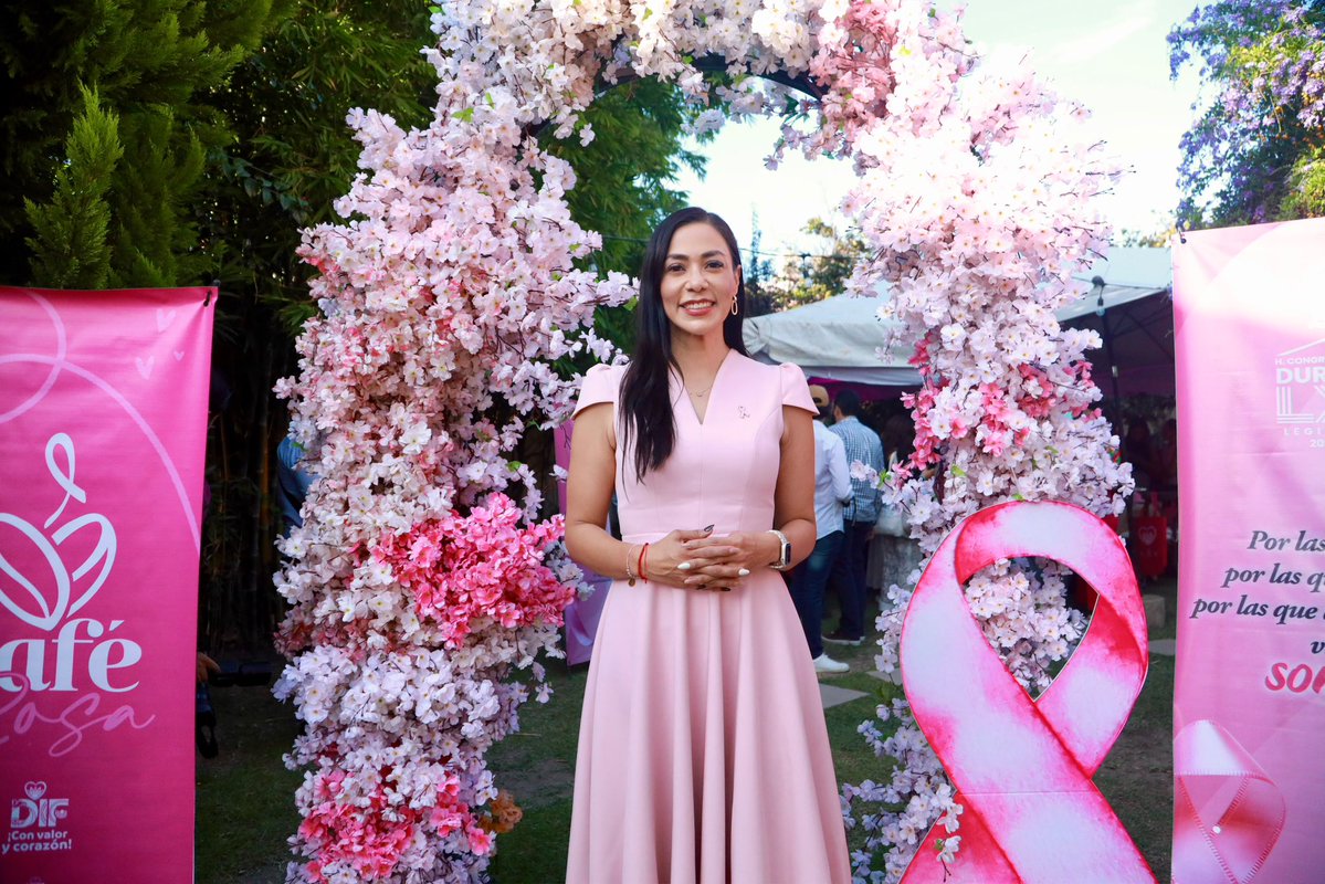 danisotto's tweet photo. Hoy nos sumamos al Café Rosa 2026 del H. Congreso del Estado de Durango, un espacio para conmemorar el Mes Rosa y recordar la importancia de la prevención y la detección oportuna del cáncer de mama. 🎀💗

La información, la conciencia y el acompañamiento pueden hacer la diferencia. 

¡Cuidarnos también es un acto de amor!
#MesRosa #CaféRosa2026 #Durango
