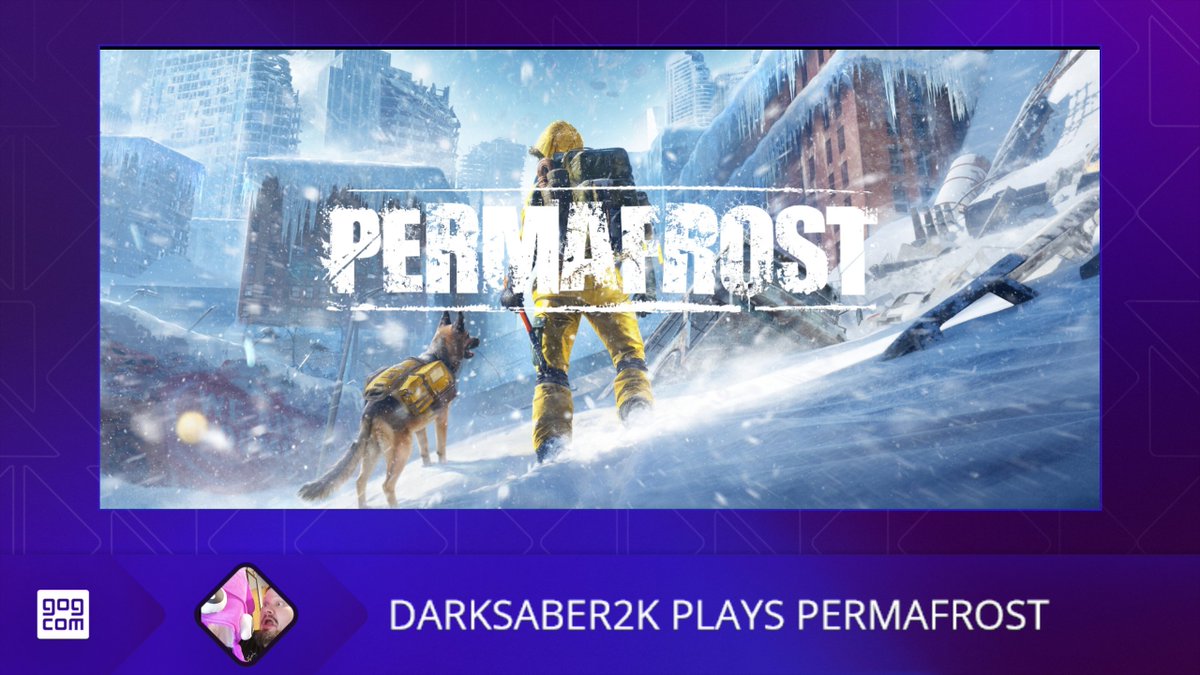 GOGcom's tweet photo. Near-future Earth is locked in endless winter after a series of catastrophes that culminated in the shattering of the moon.

DarkSaber2k will take up the role of a “Rook”; an engineer with the skills to rebuild, but little wilderness experience, drawn into this frozen, unforgiving world by a radio signal from a long-lost friend.

Watch Permafrost, today at 7 PM UTC: https://t.co/Enz4gxvIUx