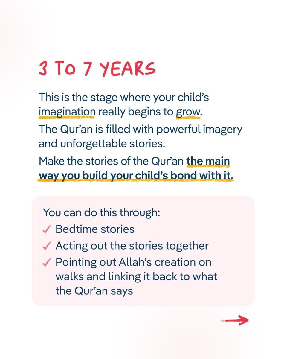 quranictarbiyah's tweet photo. We all want our children to be of the people of the Qur'an, holding it close to themselves in times of ease and in times of difficulty.

But if you're unsure how to build that bond, we pray this post may be of some help. https://t.co/s1w1eboVw4