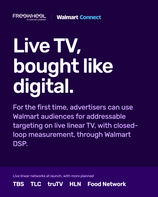 JasonEffectv's tweet photo. The latest Walmart Connect announcement is another reminder that media buying is becoming less about platforms and more about audiences, data, and outcomes. #ComcastEmp https://t.co/90UTX1aUwP https://t.co/iMczONAnCz