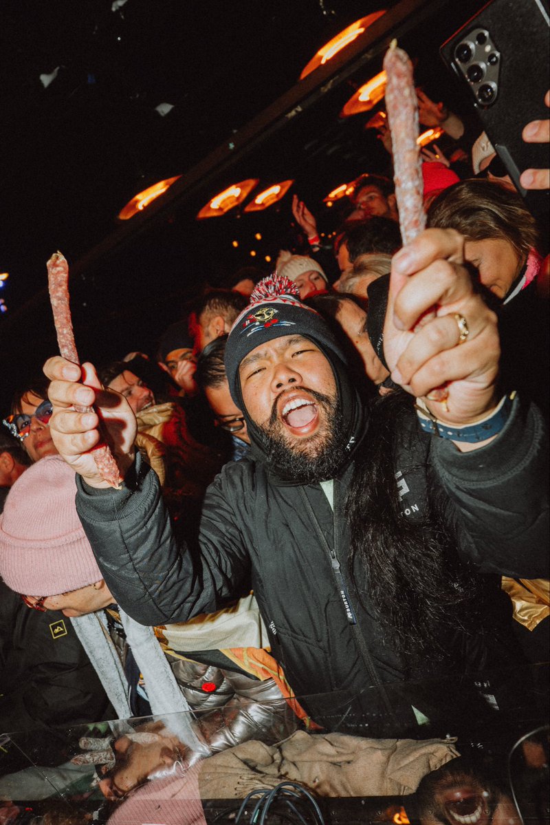 TMLwinter's tweet photo. A different energy takes over at Brasa after dark. Be part of it at Tomorrowland Winter 2027. https://t.co/1UFXYwIbcR