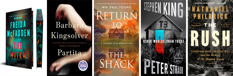 LangleyLibrary's tweet photo. This week the Langley-Adams Library has 31 new books.  New items include The Witch and Partita. https://t.co/jSrb4EaUXR https://t.co/b9EbTPAmmG