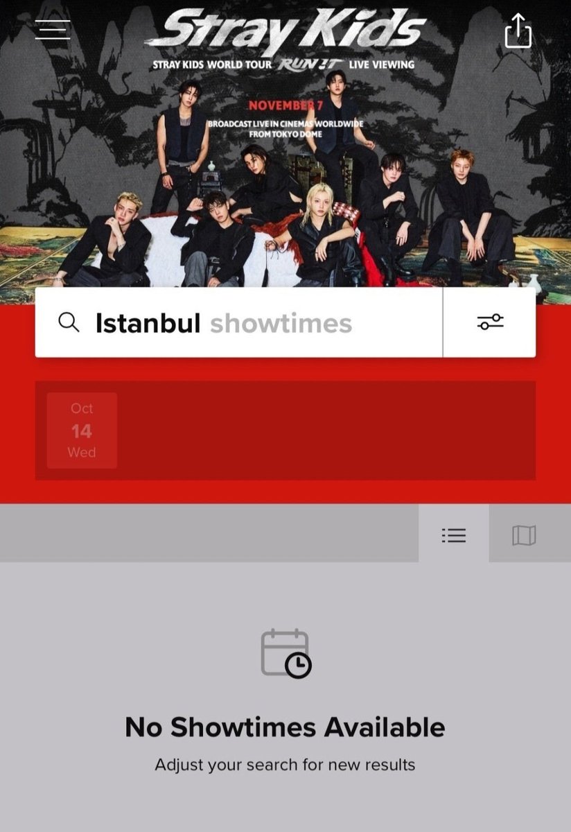 skzturkiye's tweet photo. First of all, as Turkish fans, we are truly saddened that we cannot currently see the concert in theaters. We have been running hashtag campaigns for a long time to get the concert, and we have received support from many accounts. However, we are still being ignored. This is not right. Don't ignore us when there are so many fans waiting for you in Türkiye. Please include Türkiye in both the cinema and concert schedules. We have the right to see you, just like everyone else. @jypnation @Stray_Kids
