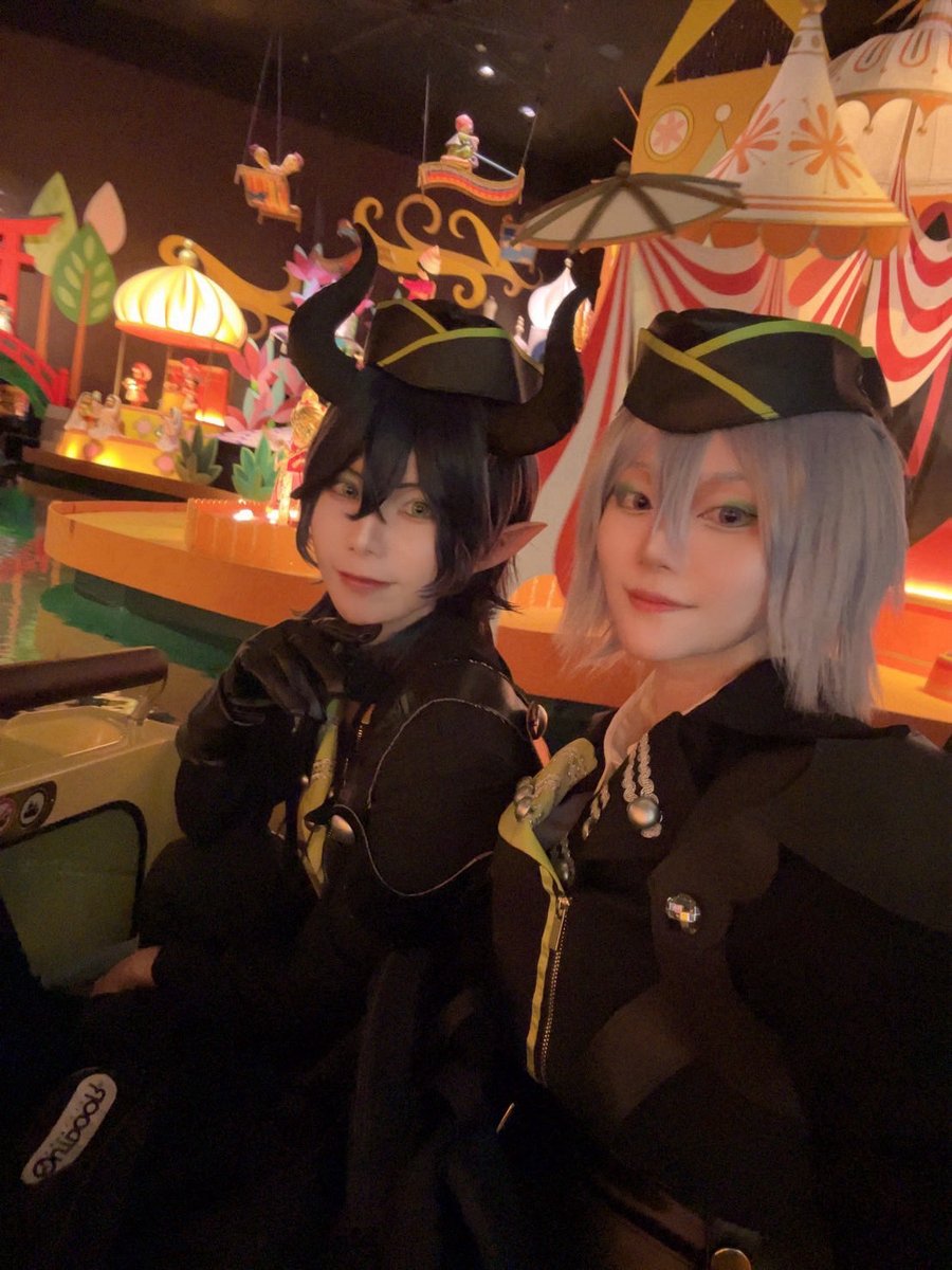 Ellie__cos's tweet photo. ⚔️と🏰インして内心ニッコニコ太郎🐉

#Dハロツイステ
#Dハロ仮装2026 https://t.co/bAp2384lag