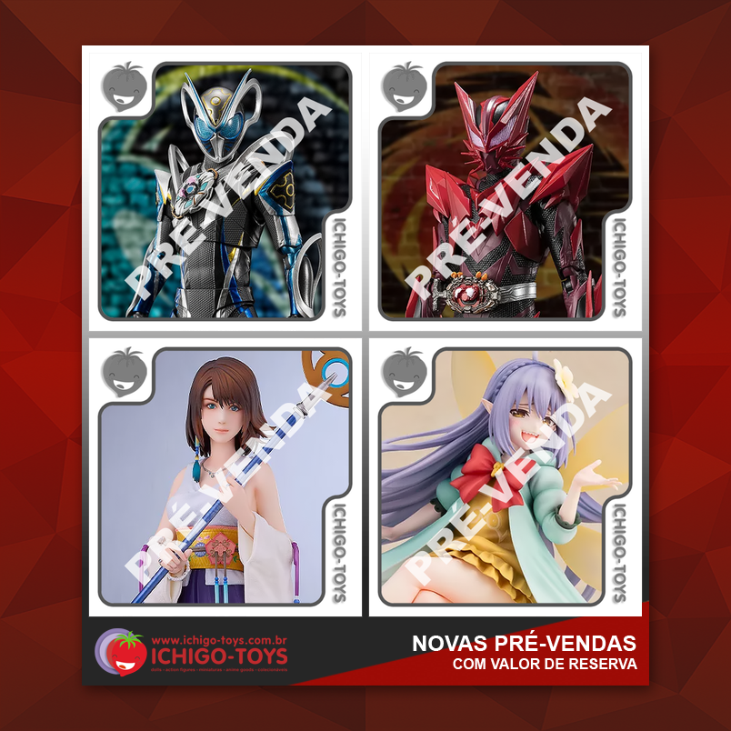 IchigoToys's tweet photo. NOVAS PRÉ-VENDAS NA ICHIGO-TOYS COLECIONÁVEIS
📦 Pré-Venda | Originais | com Nota Fiscal
💳 parcele em 6x sem juros no cartão
💸 ou com 15% de desconto no PIX
👉 https://t.co/zmNTNjWBWB
⏬Links no fio
#kamenrider #kamenridermyth #kamenridermaoh #yuna #ffx #empee #magicrepoman https://t.co/GCslA37JoP