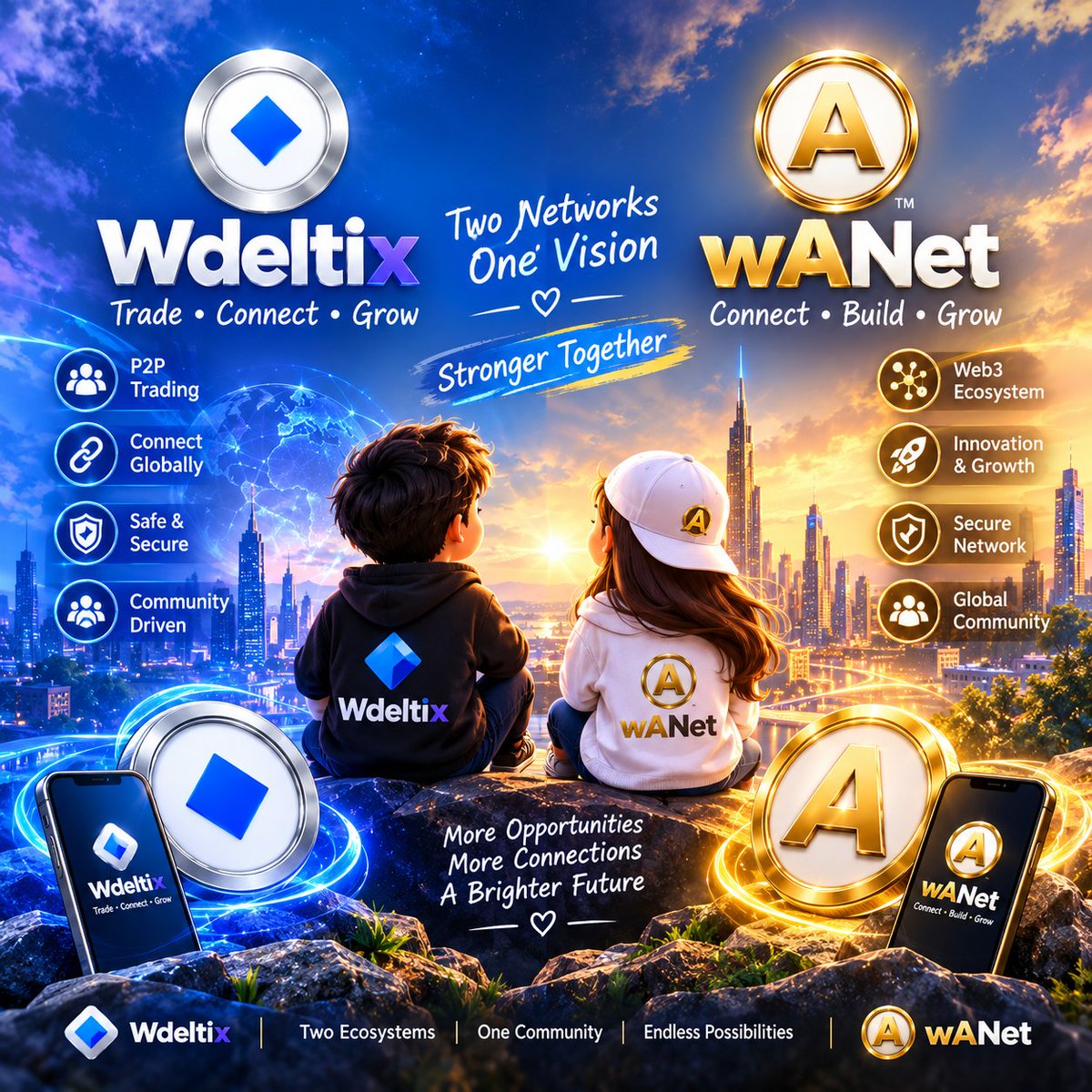 SinghRavita1988's tweet photo. 💙 Wdeltix × 💛 wANet 🚀

Two Networks, One Vision! 🌐
Building connections, empowering communities, and moving toward a brighter Web3 future. ✨

Together, we grow stronger! 🤝

#Wdeltix #wANet #ANetwork #DLTX #Web3 https://t.co/8dDtInLjpy