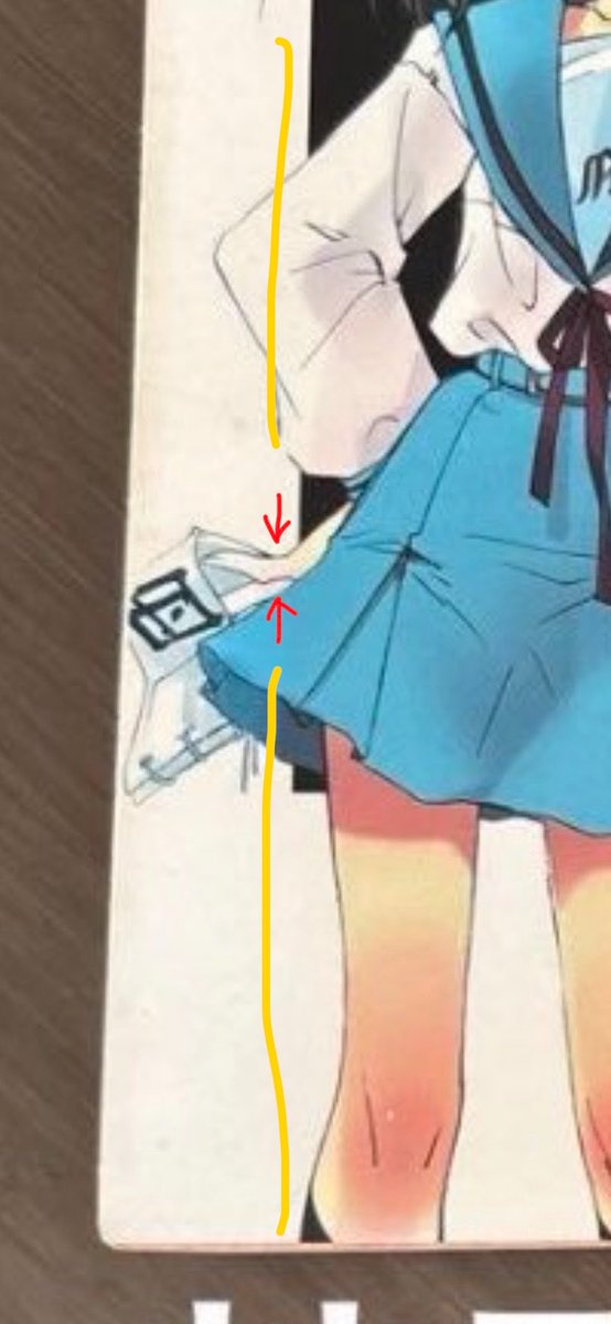 kirasc3b's tweet photo. @zenntikeitaiou 赤矢印部分から左側の指が微妙に白くなっていて、足が色褪せてないのを見ると黄色い線くらいまでズレて重ねたまま放置してたのではと思います https://t.co/FunXD1fBR4