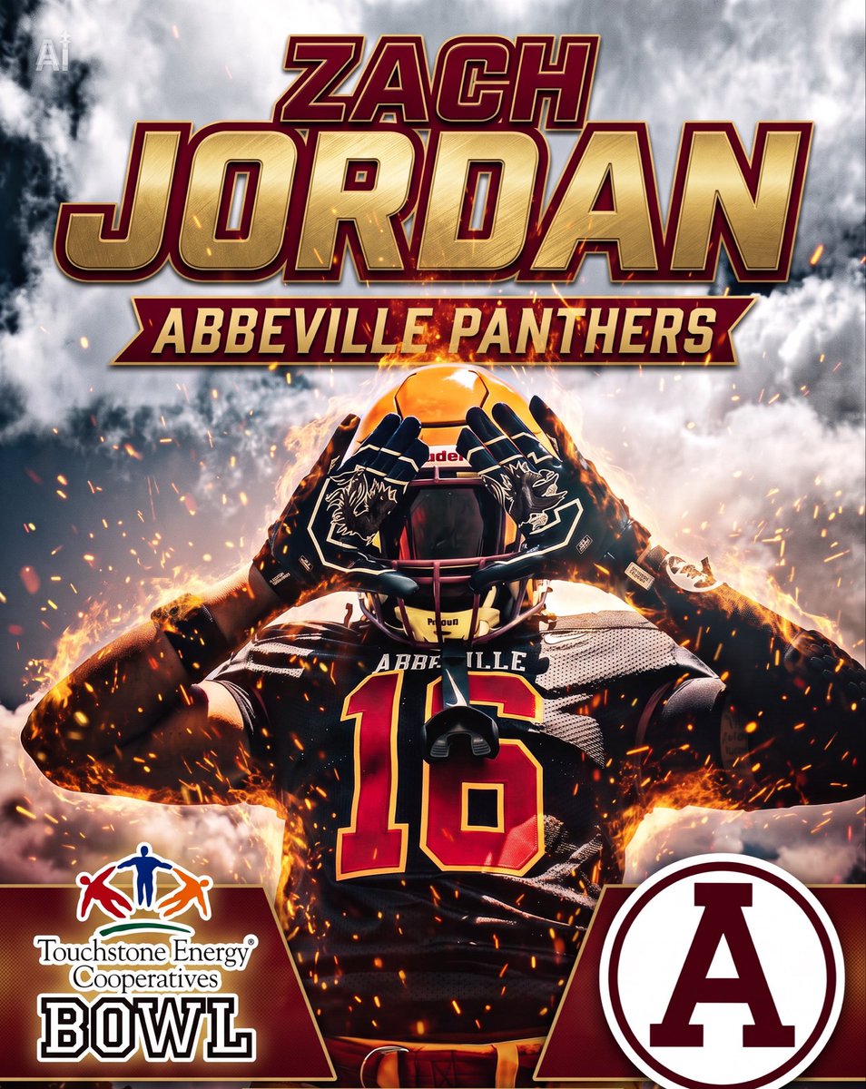 AHSPantherFB's tweet photo. Congratulations to Senior LB Zach Jordan on being named to the North team for the Touchstone North/South game. The game will take place in Myrtle Beach on December 12th
@ZachJordan16r 
#RepTheA https://t.co/ukGX2rMBRg