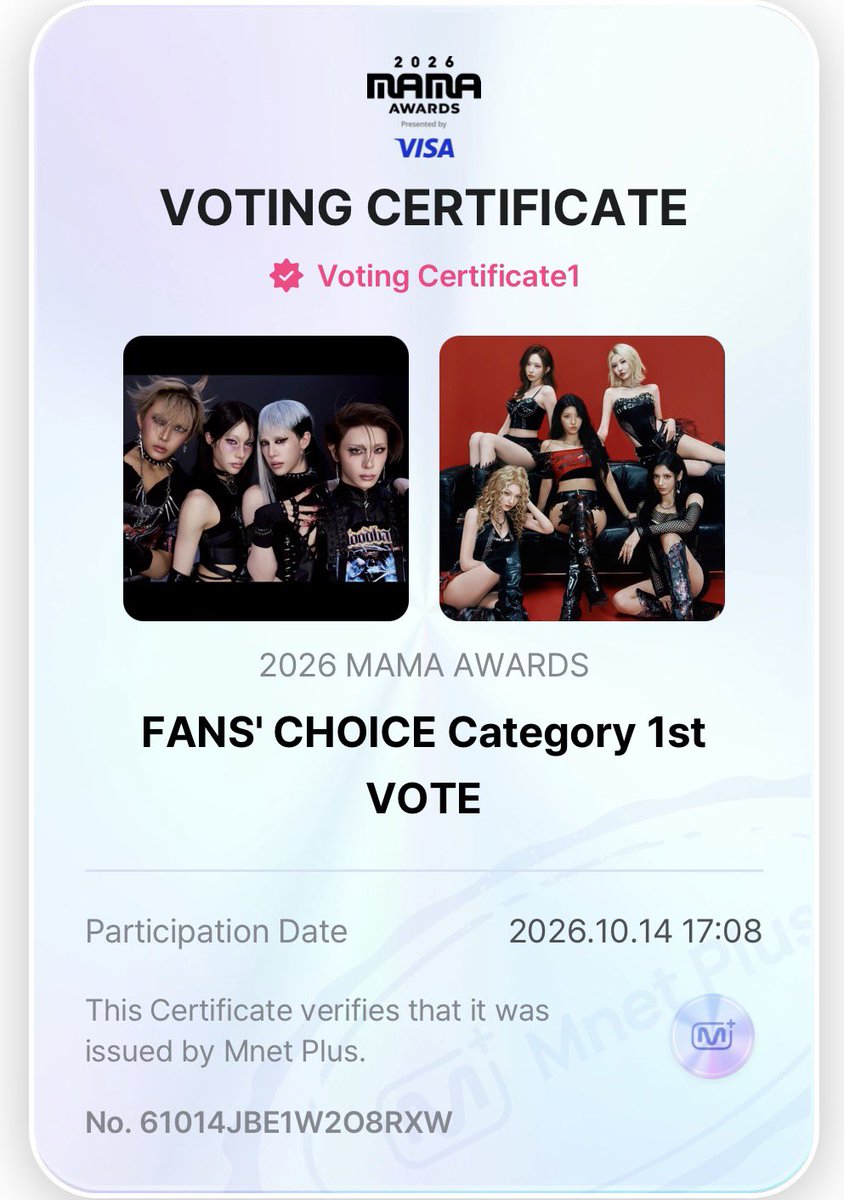 strawberrynizz's tweet photo. I VOTE FOR #XIN for #2026MAMAVOTE https://t.co/mtHW14IbRC