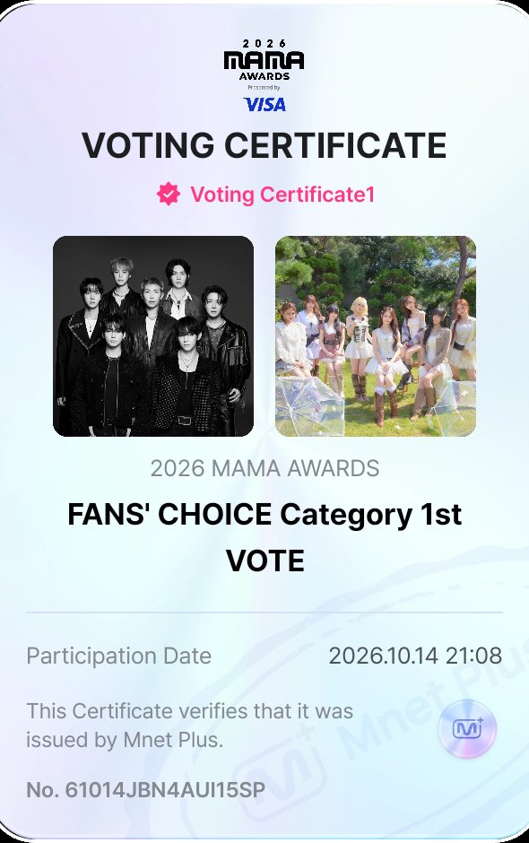 armyw5iu's tweet photo. I vote #bts for fan,s choice male at #2026mamavote https://t.co/6LxxoSIuEm