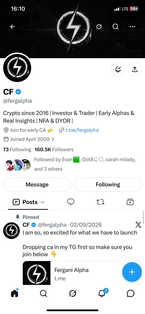 realtolu101's tweet photo. @fergalpha Been following for a while now Fergani
With notis turned on

7PE1K7E8mQgEjJW9YN34JWkZXpqEDFo2AZumbxhxnTWU https://t.co/ZwRQSk0If3