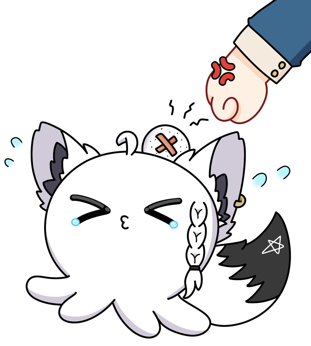 hakuoromite's tweet photo. 明日...明日は必ずに勝つぞピ...！#ド珍組 #絵フブキ https://t.co/PWYxFfAxsL