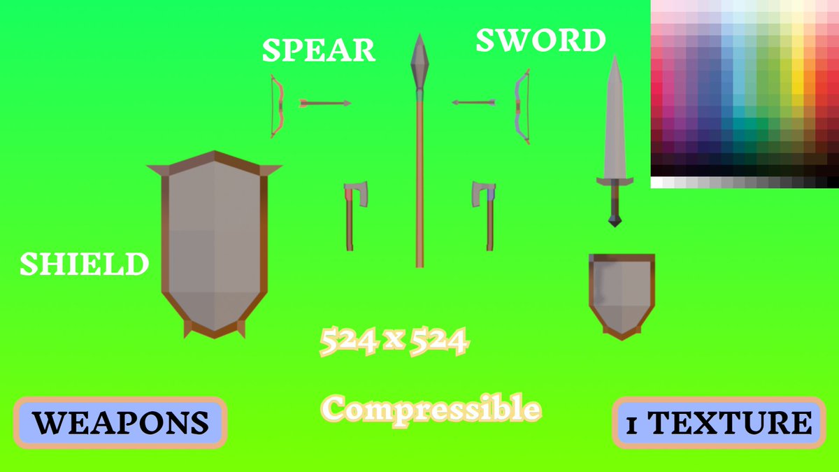 Standout7Dev's tweet photo. LOWPO: Fantasy Army – New Red &amp; Blue Axes Added! 🪓 - LOWPO: Army – Low poly Fantasy Soldiers Pack https://t.co/hF1wK1bBhh #indiegames via @itchio https://t.co/8hc9sT7Dtw