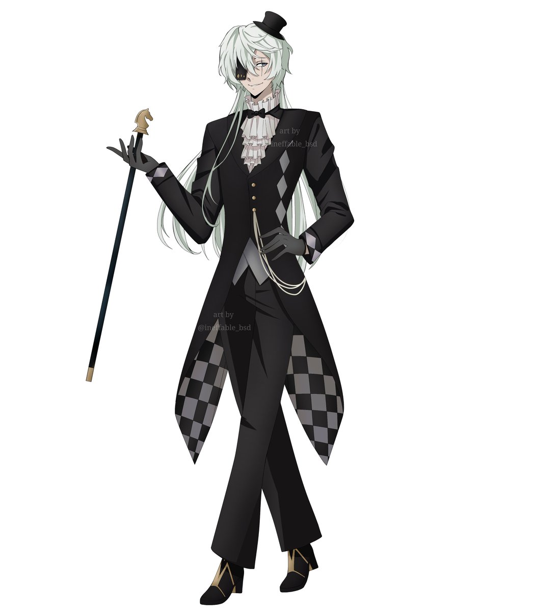 Ineffable_bsd's tweet photo. Nikolai and Fyodor as black chess pieces ♟️ #bsd https://t.co/HA07aZ6yRD
