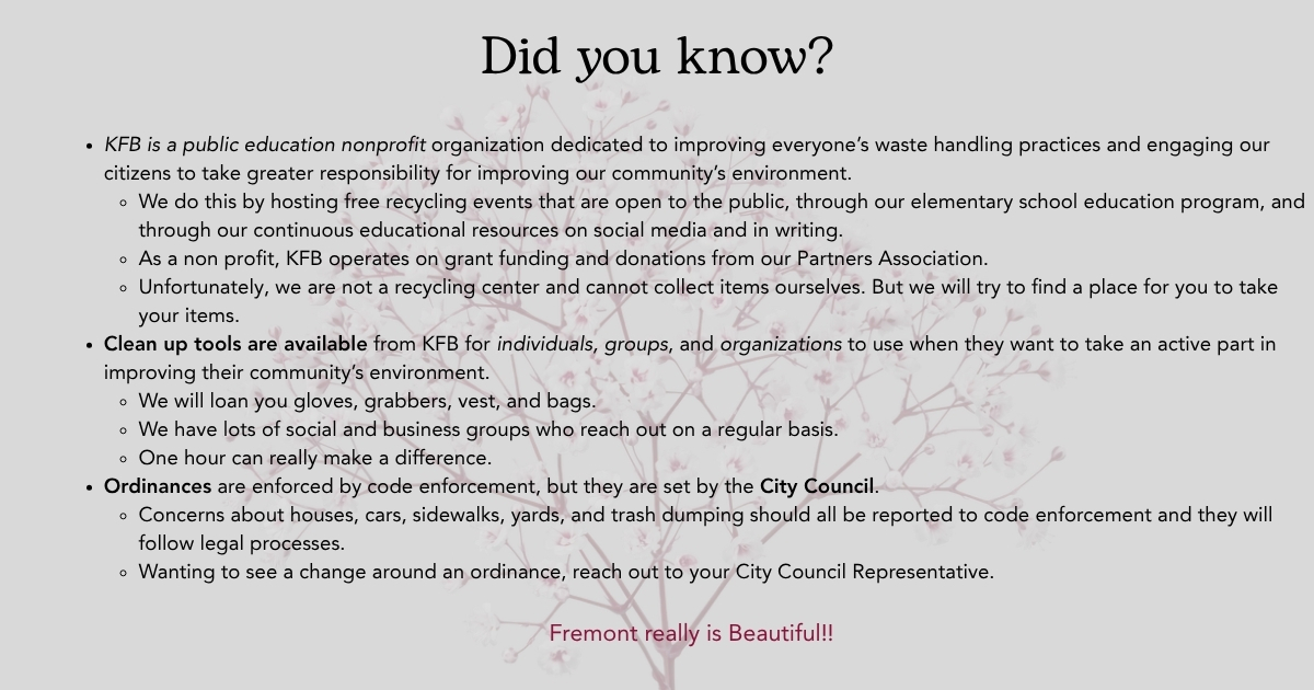 kfb_fremont's tweet photo. Did you know KFB will loan you and your group clean up tools? https://t.co/ZHMzYUgHcV