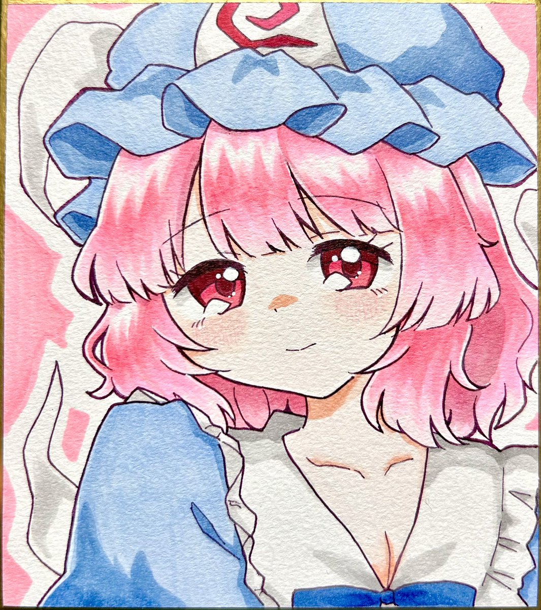nagichamu_'s tweet photo. 🌸
#西行寺幽々子 #東方Project #コピックイラスト https://t.co/ldvH8baROc