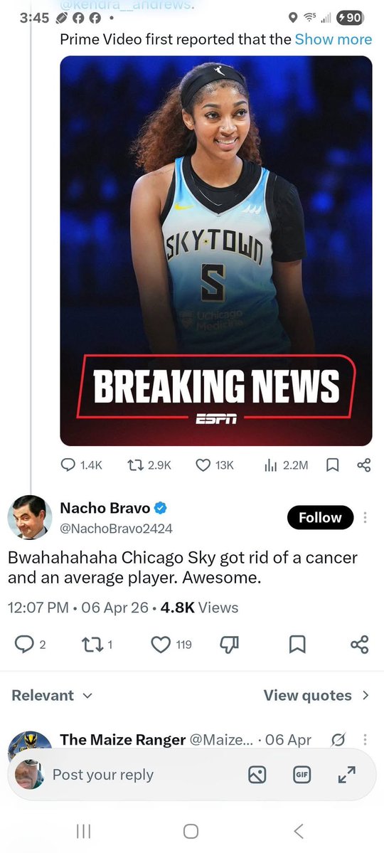 tyriq1998___'s tweet photo. ALSO the comments when it was announced Angel was traded to ATL. https://t.co/9B2f1dCTlG