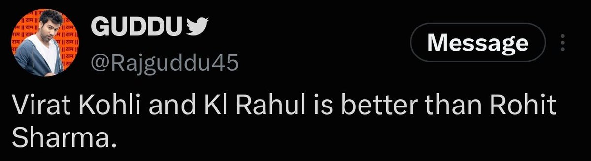 varunx18's tweet photo. @Rajguddu45 Rare W from chokma fan https://t.co/sZLlLmRe3G
