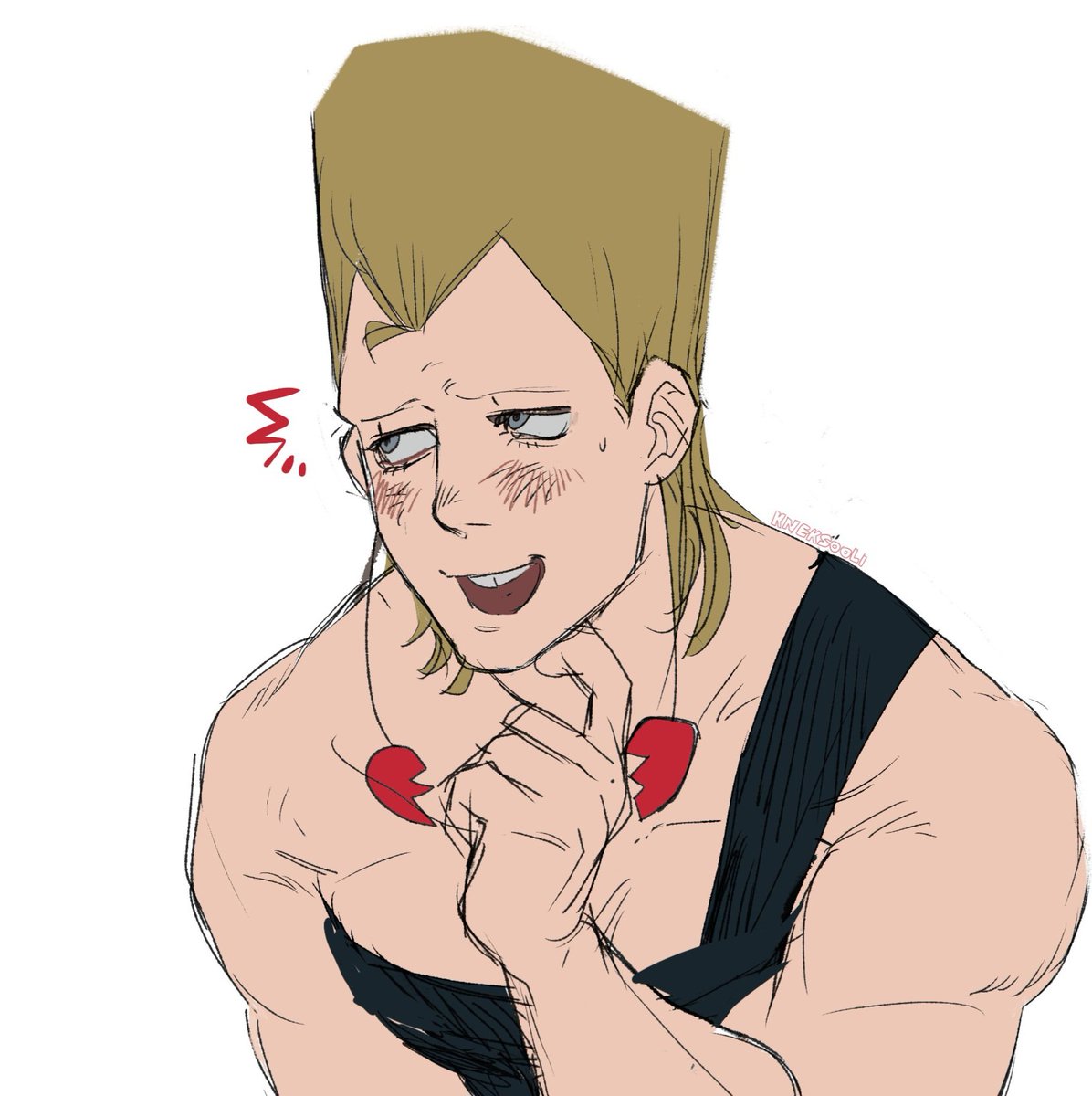 kneksooli's tweet photo. polnareff doodle cuz idk what to draw :p https://t.co/tZzPZjCpFu
