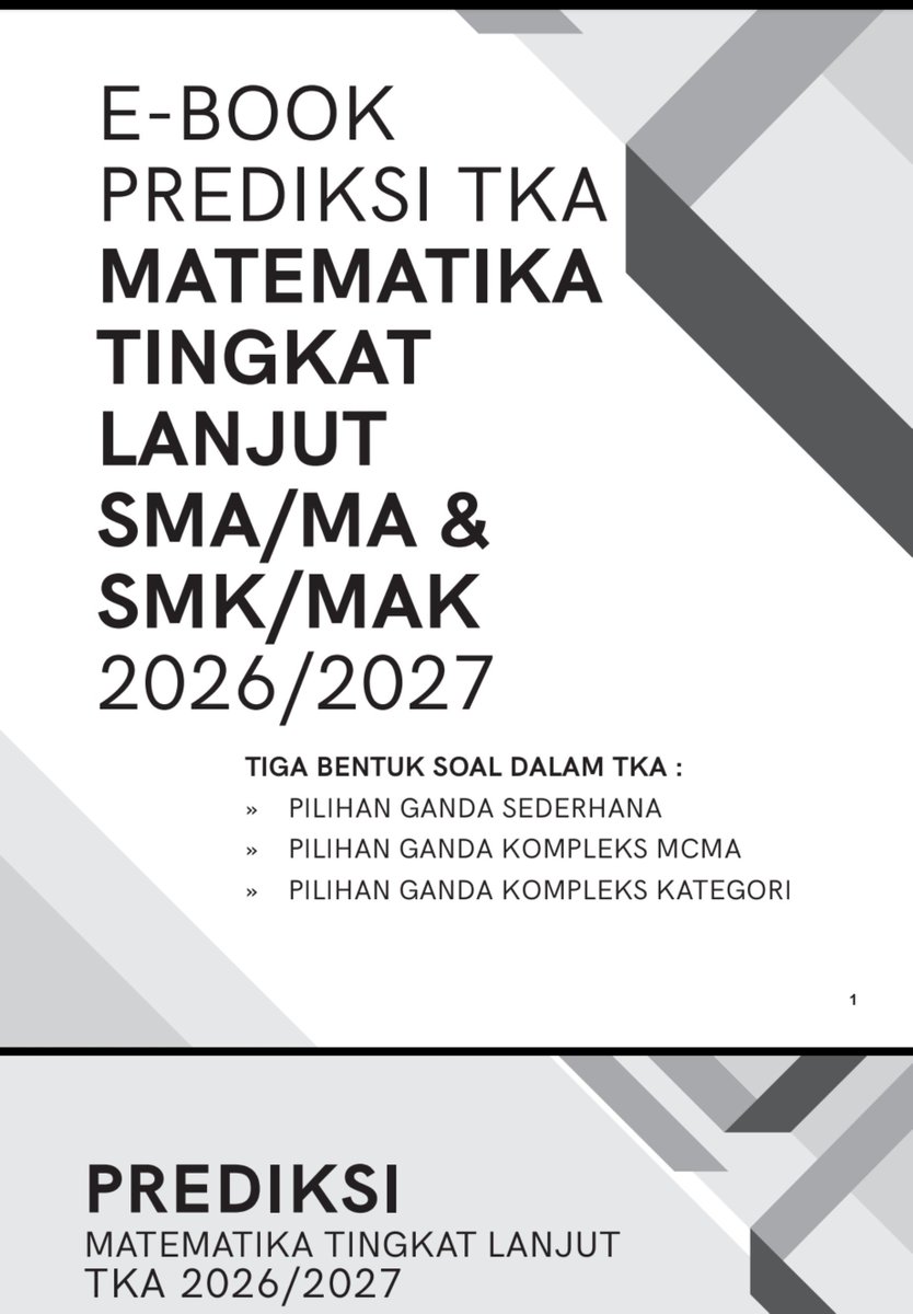 sn0owpie's tweet photo. #GenAsk gys kalian tuh dapet e-book ini juga gak sii? katanya si dari purpresnas andd i think soal soal inii lebih hot dan lebih kompleks, huhu t__t https://t.co/gUj9jZlEJd