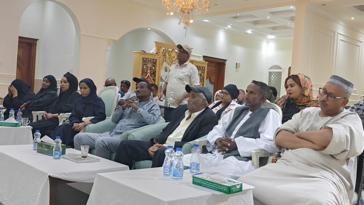 shabait's tweet photo. Eritrean communities in Saudi Arabia and Qatar conduct seminars

Eritrean communities in Riyadh, Saudi Arabia, and Doha, Qatar, conducted seminars on 12 October to discuss the current responsibilities of nationals.

At the seminar in Riyadh, Ms. Weini Gerezgiher, Chargé d’Affaires at the Eritrean Embassy in the Kingdom of Saudi Arabia, gave an extensive briefing on the objective situation in the homeland as well as regional and global developments.

The participants, for their part, expressed their commitment to strengthening their organization and playing their due part in national affairs.

Similarly, at the seminar conducted in Doha, Mr. Ali Ibrahim, Eritrea’s Ambassador to Qatar, gave an extensive briefing to representatives of the Eritrean community, the National Union of Eritrean Women, PFDJ organizations and others on the objective situation in the homeland and the current responsibilities of nationals.

Calling for similar seminars to be organized, the participants expressed their readiness to contribute to and participate in national affairs.