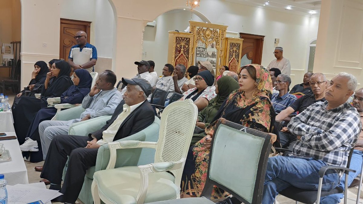 shabait's tweet photo. Eritrean communities in Saudi Arabia and Qatar conduct seminars

Eritrean communities in Riyadh, Saudi Arabia, and Doha, Qatar, conducted seminars on 12 October to discuss the current responsibilities of nationals.

At the seminar in Riyadh, Ms. Weini Gerezgiher, Chargé d’Affaires at the Eritrean Embassy in the Kingdom of Saudi Arabia, gave an extensive briefing on the objective situation in the homeland as well as regional and global developments.

The participants, for their part, expressed their commitment to strengthening their organization and playing their due part in national affairs.

Similarly, at the seminar conducted in Doha, Mr. Ali Ibrahim, Eritrea’s Ambassador to Qatar, gave an extensive briefing to representatives of the Eritrean community, the National Union of Eritrean Women, PFDJ organizations and others on the objective situation in the homeland and the current responsibilities of nationals.

Calling for similar seminars to be organized, the participants expressed their readiness to contribute to and participate in national affairs.