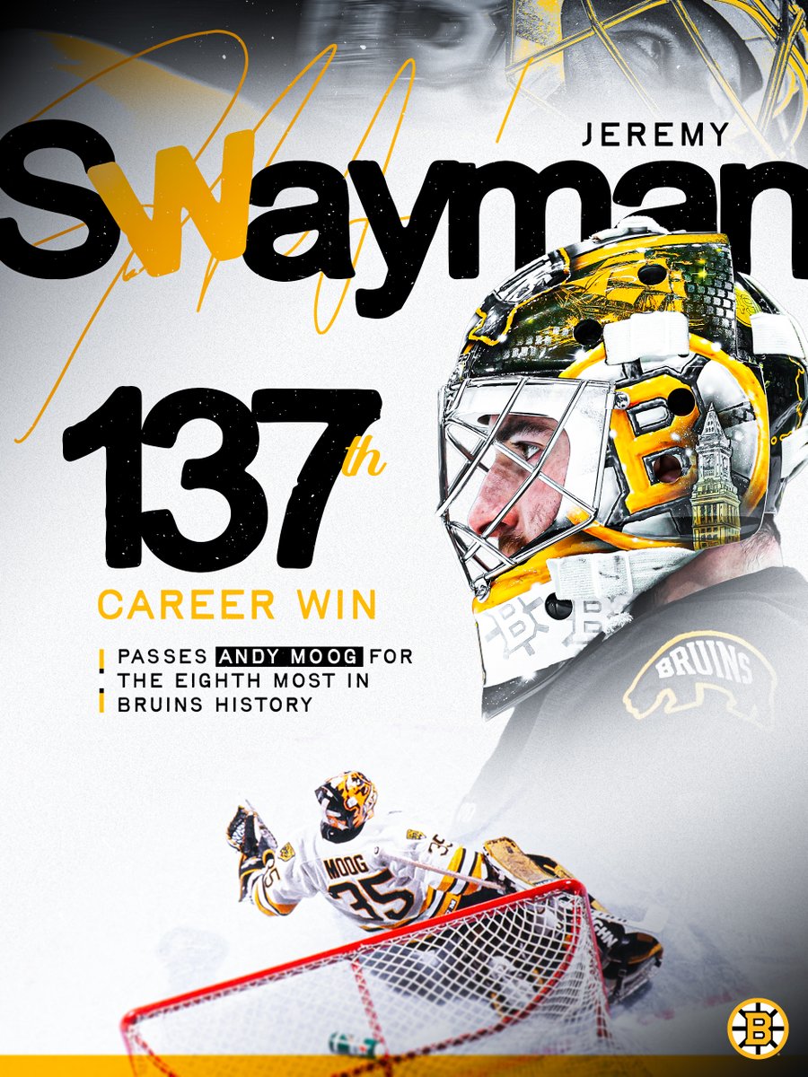 NHLBruins's tweet photo. A milestone for the 'man. https://t.co/VaFitlBhu8