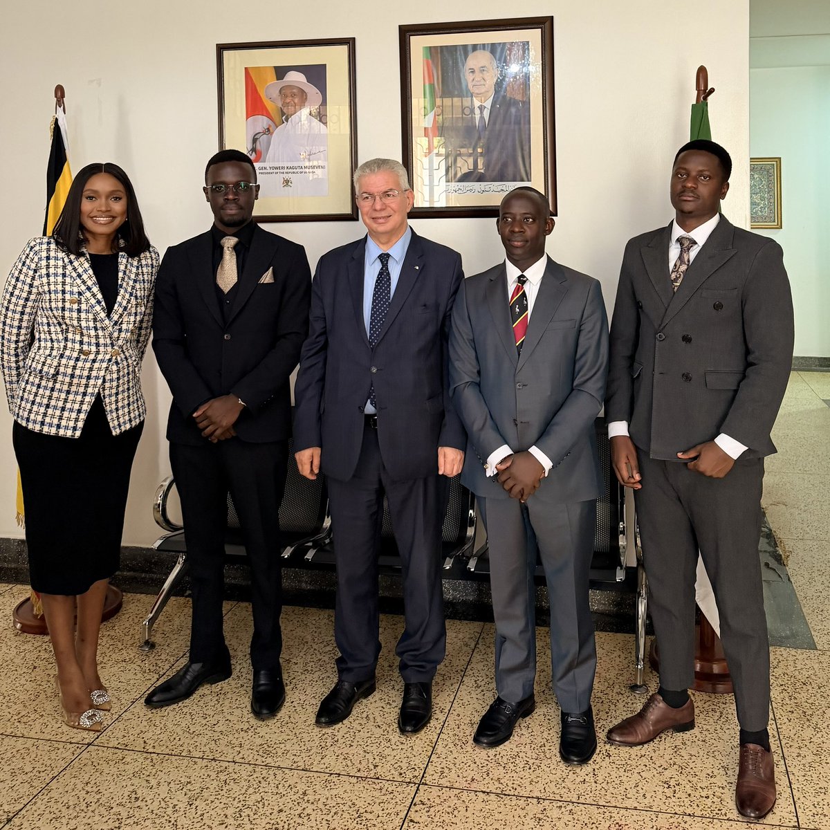 ElmaKapelChalla's tweet photo. Engaging with the Algerian Ambassador alongside Regional Youth MPs to explore how best our young people can benefit from the mission. We learnt about the Algerian Government’s scholarship programme, established in 1982, which we hope to leverage to expand educational opportunities and support our youth.