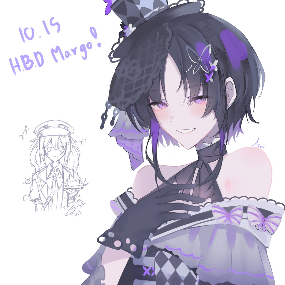 Ma1iidesu_'s tweet photo. #まのさば二次創作 #宝生マーゴ生誕祭2026 https://t.co/Gs3Rt1sVPo
