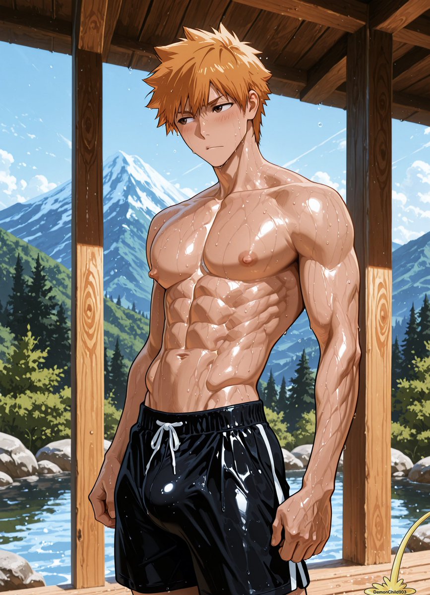 demonchildAI's tweet photo. No one around to see, no responsibilities. Just me, the mountain air, and this problem I need to beat into submission.

-63 Images-
https://t.co/7SgeICwM5V

#IchigoKurosaki #Bleach #r34 #yaoi #aiart #r18 #AIBL部 #nsfw #bl #bara https://t.co/erMfFQ6B2r