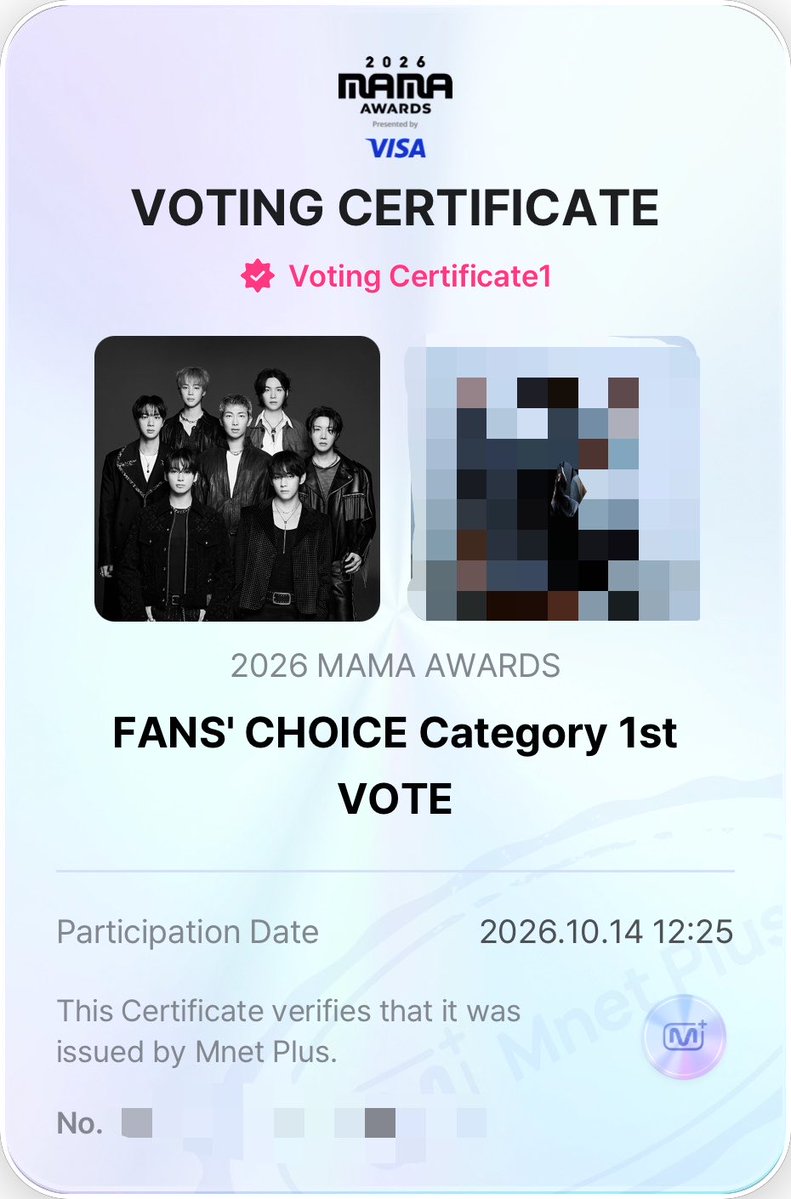 awakejns's tweet photo. 🗳️ ARMYs, DEPÓSITO DE VOTOS PARA O BTS NO MAMA AWARDS 2026 ATRAVÉS DO APP MNET PLUS! 

> Um voto por dia. 
> Necessário votar em um artista feminino para validar o voto. 
> Os votos reiniciam todos os dias ao meio dia (12HR). 

🔗 https://t.co/UhIJaKRgij https://t.co/kTth31riiC