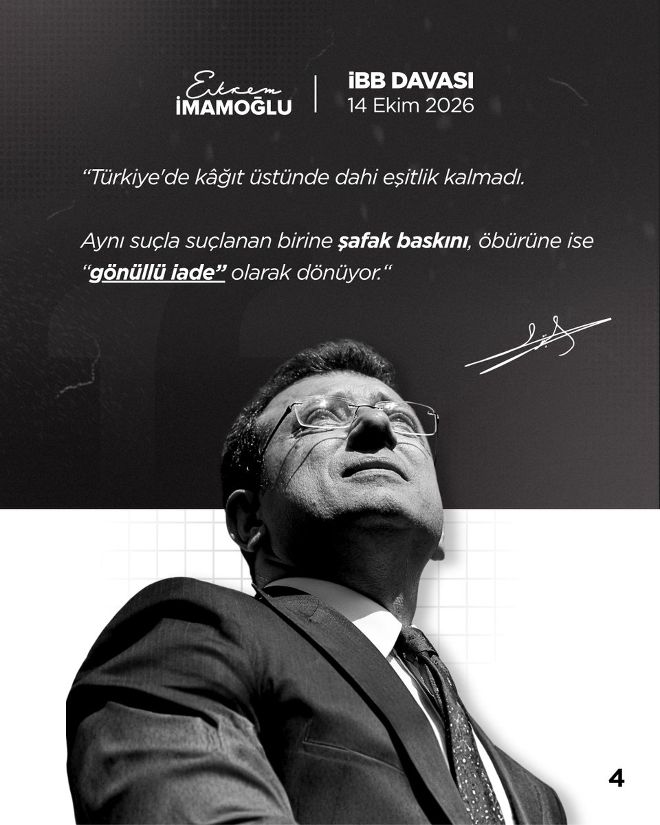 yepyenigenclik's tweet photo. Hakikat konuşulacak, adalet yerini bulacak!

Söz millette, irade 86 milyonun elindedir.

📍 Cumhurbaşkanı adayımız Ekrem İmamoğlu'nun tarihi savunmasından: https://t.co/n2LcZGMM8d