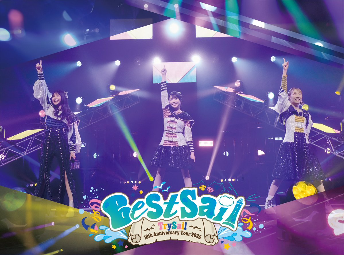 hiromisensei's tweet photo. 改めまして10周年イヤー3部作(そう呼んでいるのは私だけ)有難うございました！

武道館・ツアー・打ち上げと、同じ10周年テーマでも違う楽しみが生まれるよう、且つ3部作としての連動性も生まれるよう、メンバーと話しながら、チーム #TrySail の専門分野をお借りしながら愛を込めて！作りました⛵️⛵️⛵️ https://t.co/fQtbCe8c07