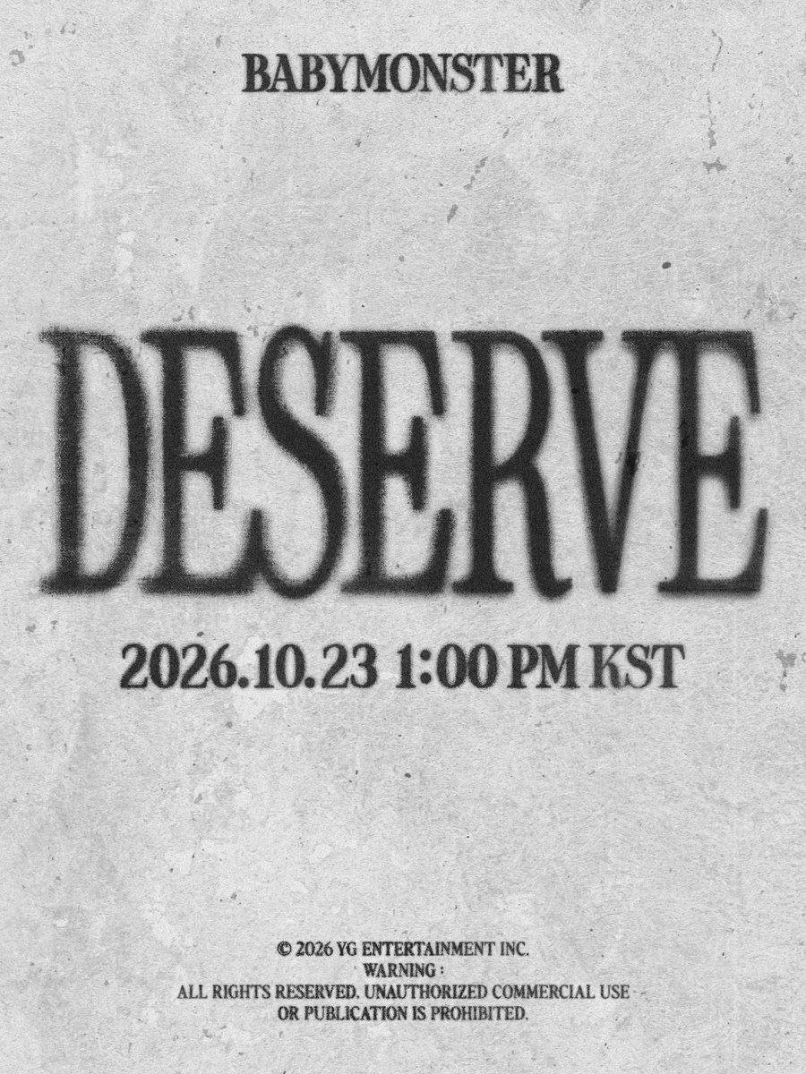 pharjtaa's tweet photo. Digital Single [DESERVE]

2026.10.23. 1PM KST https://t.co/qpVG64lVxm