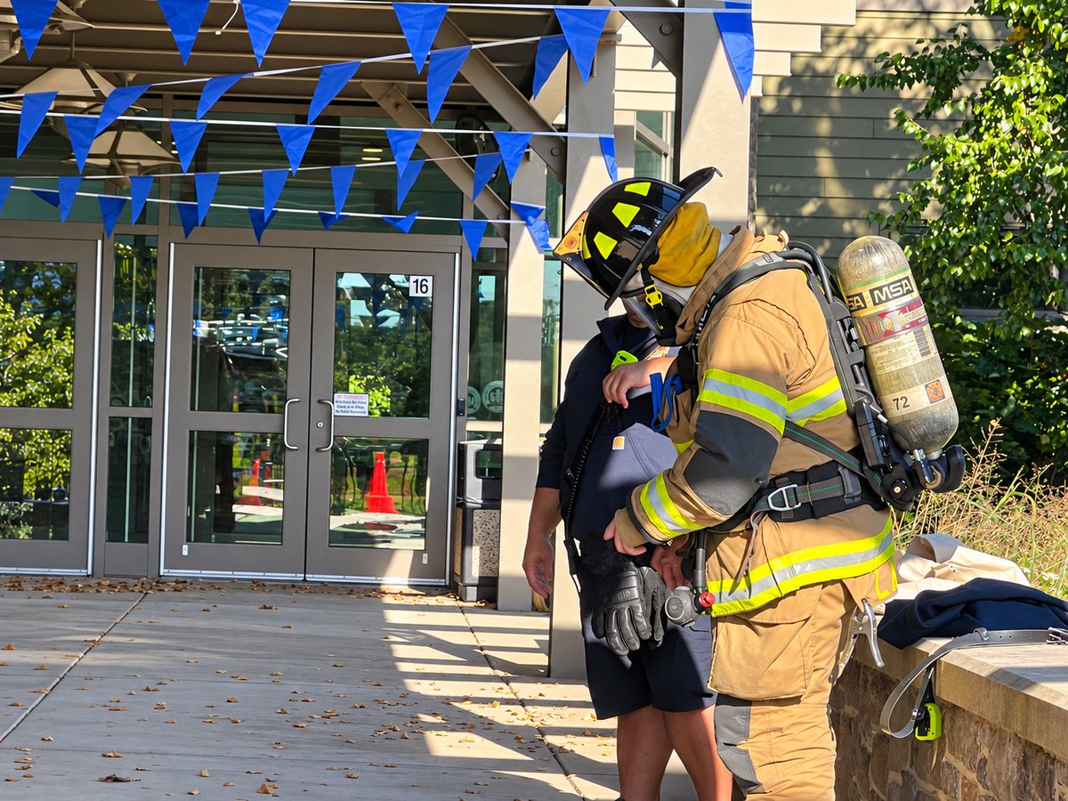 SpringfieldSD's tweet photo. The Springfield Literacy Center welcomed the Springfield Fire Company last week for a special visit focused on fire safety. Thank you to the Springfield Fire Company for spending the day with our students!#PrideInAllThings https://t.co/BWjOSWI8jK