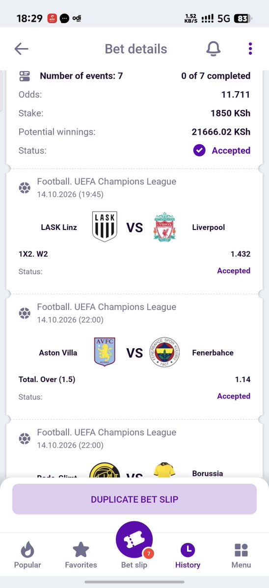 BRAYO178's tweet photo. 11 odds

Helabet booking code👉NM1Z6

Register here👉https://t.co/icuOqsiXmM

Use promocode👉 BRIANKE https://t.co/5UcIEVKswC