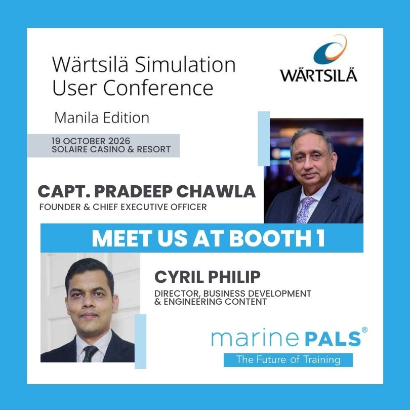 MarinePALS's tweet photo. The MarinePALS team is at Booth 1 at the @wartsilacorp Simulation User Conference in Manila today, and we’d love to see you!

#MaritimeTraining #ShipManagement #MaritimeData #SeafarerTraining #Crewing https://t.co/cb5VYKgrVN