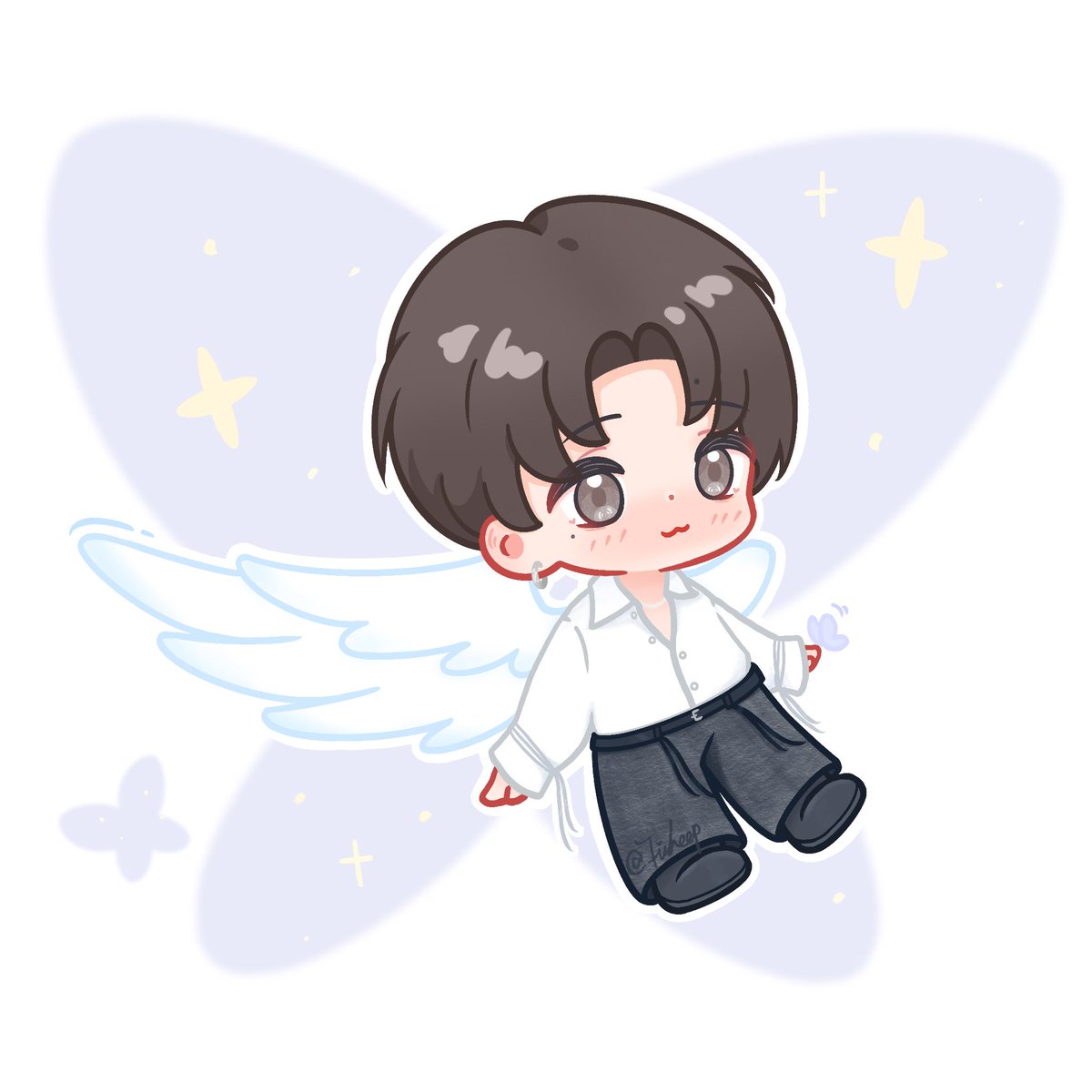 Fisheep_yu's tweet photo. HAPPY EVAN DAY 🪽

#OverflowingLoveForEVAN
#아로새겨_시작될_에반의_날 https://t.co/tS0Kc70Buf