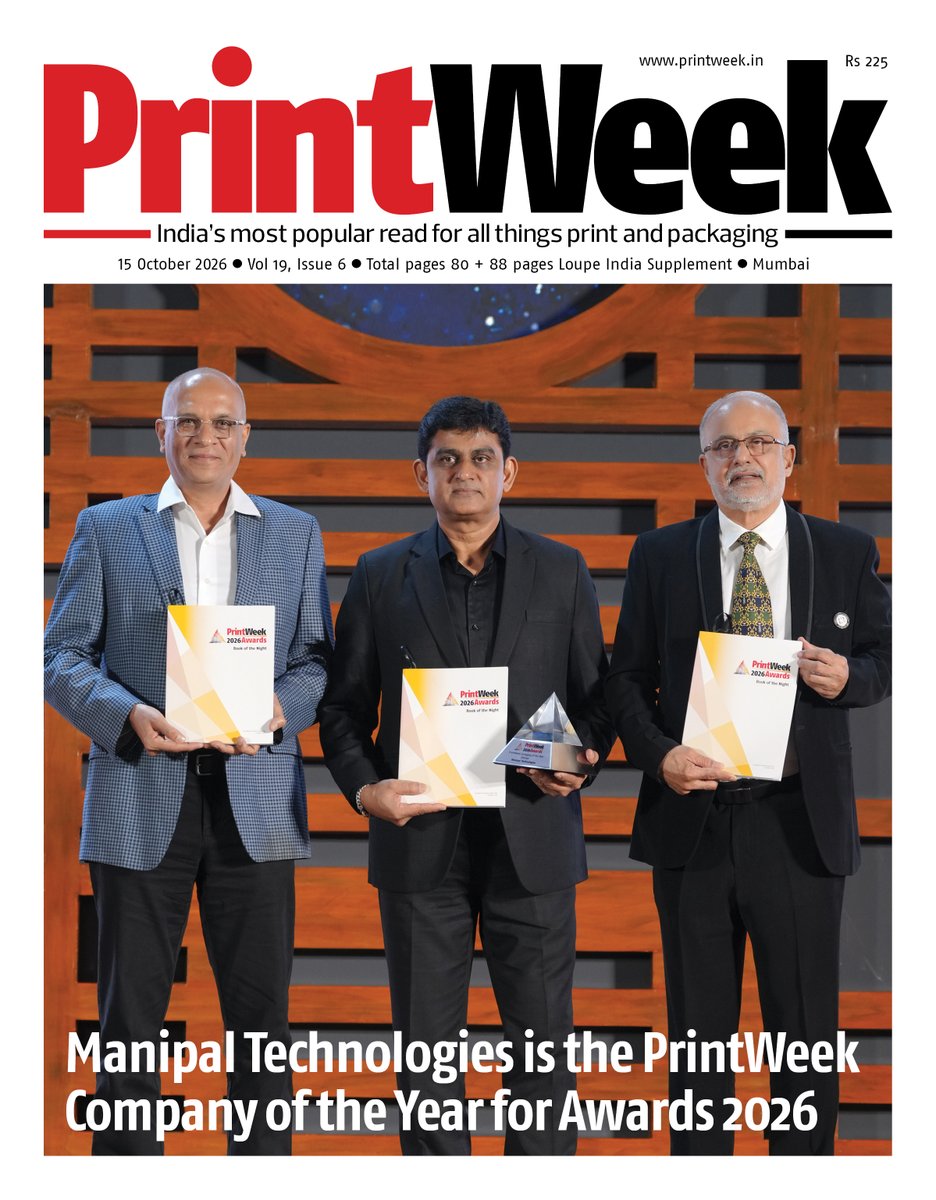 BoodhuRamu's tweet photo. 168 pages of print this month

PrintWeek’s 80-page edition comes with an 88-page special on India’s label industry, a market heading from USD 2.46-billion (2025) to USD 4.59-billion by 2030 as digital adoption speeds up

Support the cause. To subscribe, do contact: 09619375727 https://t.co/ipyQofBWQ9