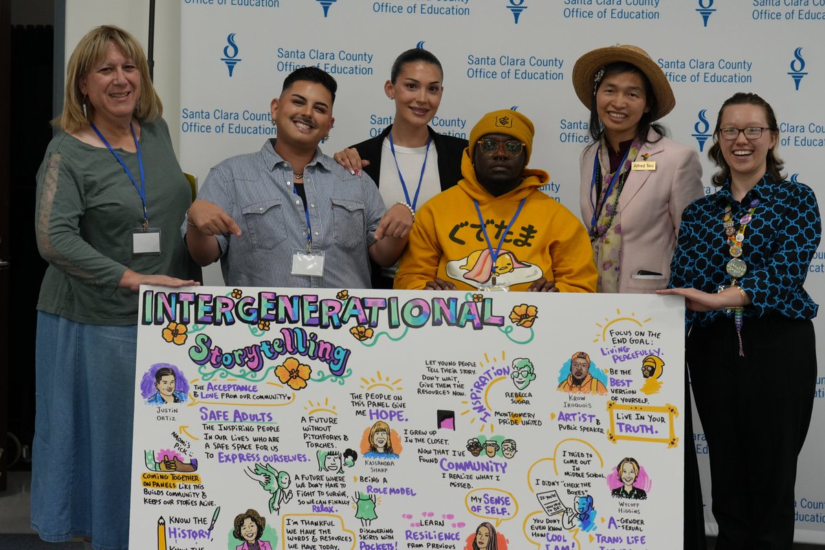 SCCgov's tweet photo. The 7th annual Santa Clara County LGBTQ+ Summit brought powerful voices spanning five decades together to share history, identity &amp; advocacy, with a theme of “Bridging Generations Through Advocacy.” Read about it at https://t.co/qVgz3kacig. 
@SCCOE https://t.co/sDjHqB91BX
