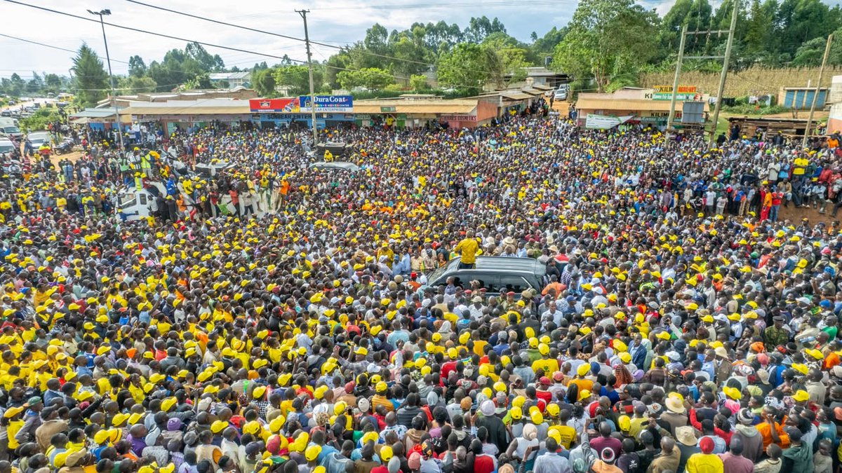 WilliamsRuto's tweet photo. Addressed residents of Cherangany Constituency, Trans Nzoia County. https://t.co/TXEHMGn5t4
