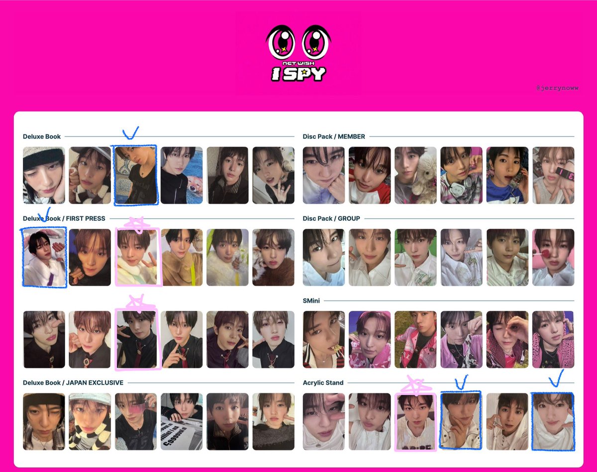 yushiiswish's tweet photo. 엔시티 위시 I SPY 아이스파이 앨범 포카 교환
디럭스북 초회한정반 아크릴 버전 앨포 교환 구해요

ME💙 : 앨포 유우시 퍼리 시온
YOU🩷 : 퍼리 유우시 왕자 유우시

버전끼리 원해요 디엠주세요 

리쿠 재희 료 사쿠야 구합니다 양도 https://t.co/J9FbCDcuve