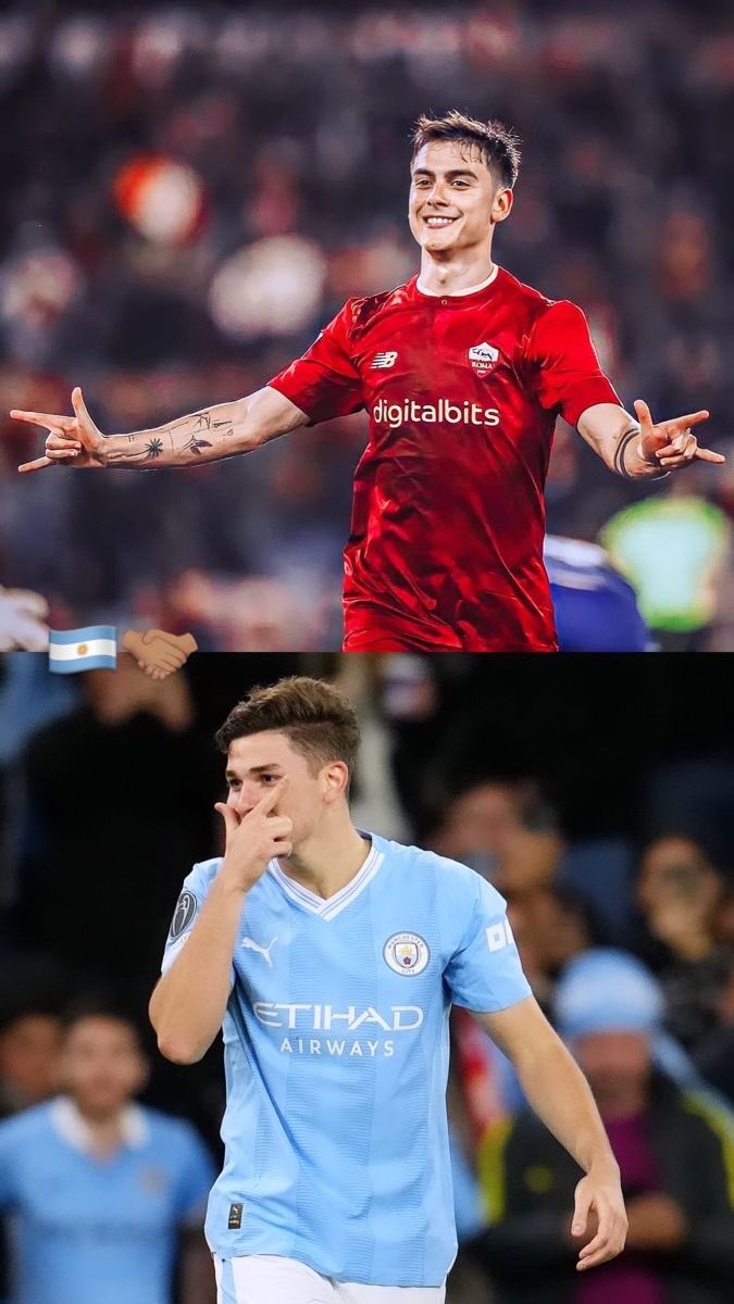 julienzista's tweet photo. me acordé de paulo y julián dedicándose un gol y haciendo el festejo del otro😭 devolveme a mi familia scaloni https://t.co/byFOK10AMk