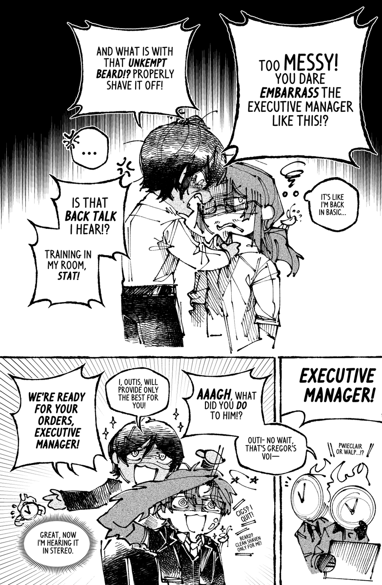 landobristly's tweet photo. T-training!? Silly LCB1213, I've been drawing too many depressing things lately... https://t.co/hHjwJiJFrw