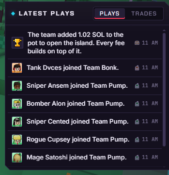 pvpland_fun's tweet photo. Your coin is your soldier.

Every buy and sell of it adds fees to the war chest. Every 2 hours the island goes to war, and the land you hold decides your cut of the pot.

1.02 SOL is already in it. The first war is at 18:00 UTC.

Choose a team before Pump takes everything. https://t.co/zte3zqyUiS